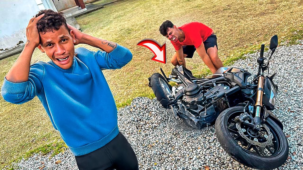 QUEBREI A MOTO DO JUAN