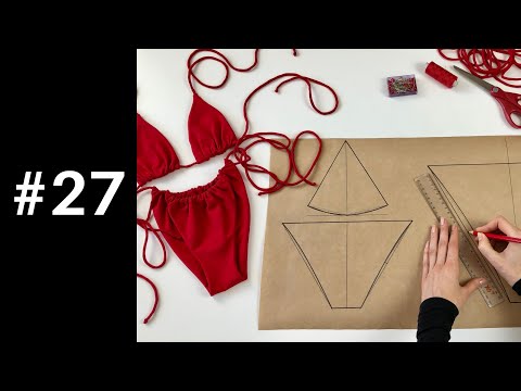 How to make your own swimsuit pattern? Step by step process!