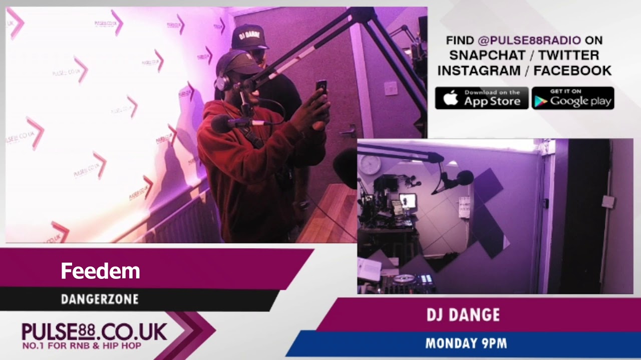 Feedem Dangerzone Showcase Pulse88 Radio with Dj Dange