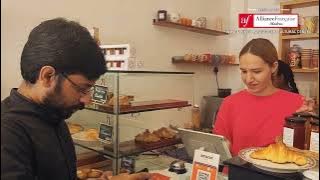 A1 French students from AF Madras visit a French bakery in ECR. #Parisplage #frenchbakery
