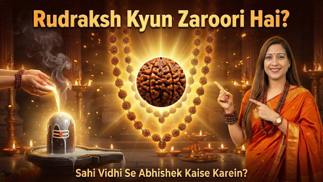 Rudraksh Kyun Zaroori Hai? | Sahi Vidhi Se Rudrabhishek Kaise Karein | Panchamrit Se Abhishek Vidhi