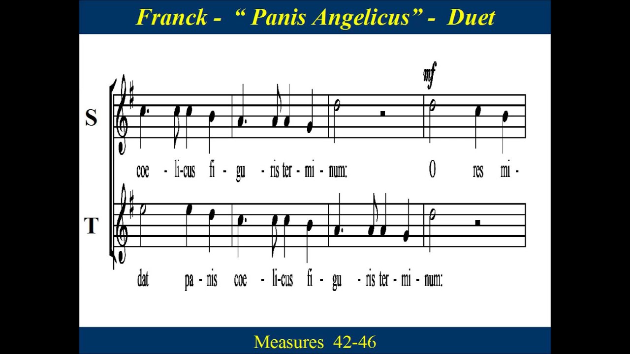 SCARICARE SPARTITO PANIS ANGELICUS