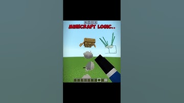 minecraft logic🤔#shorts