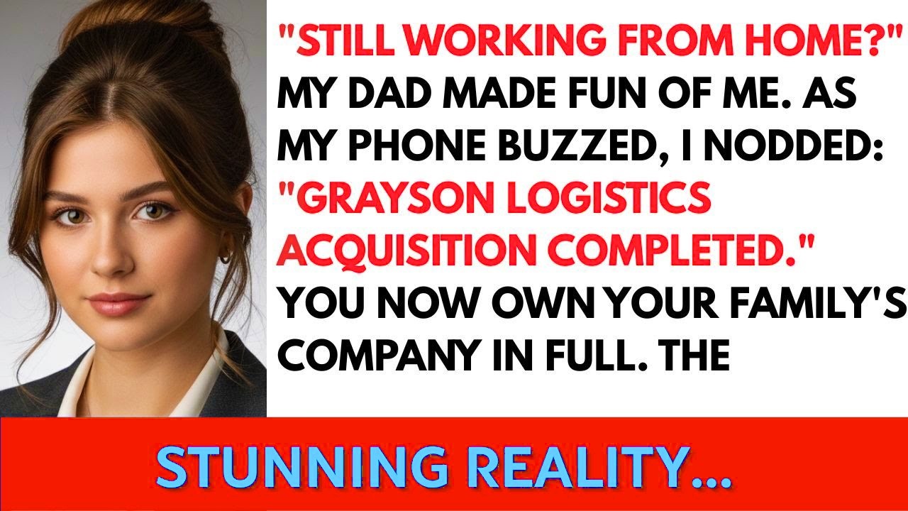 My Family Called Me A Failure —Then My Company Bought Out Their Entire Legacy