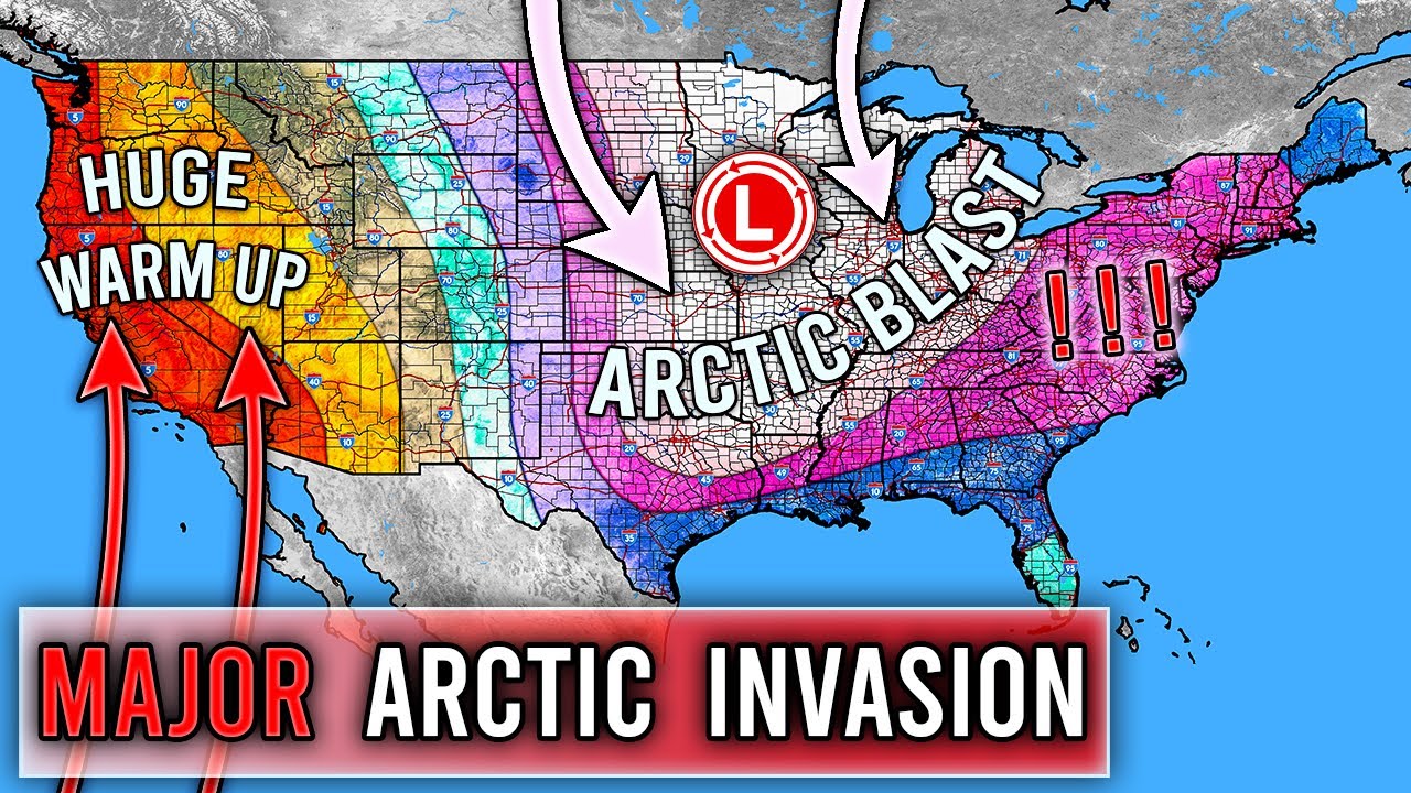 Upcoming Arctic Blast... Multiple Cold Fronts, 20 Degree+ Temperature change!