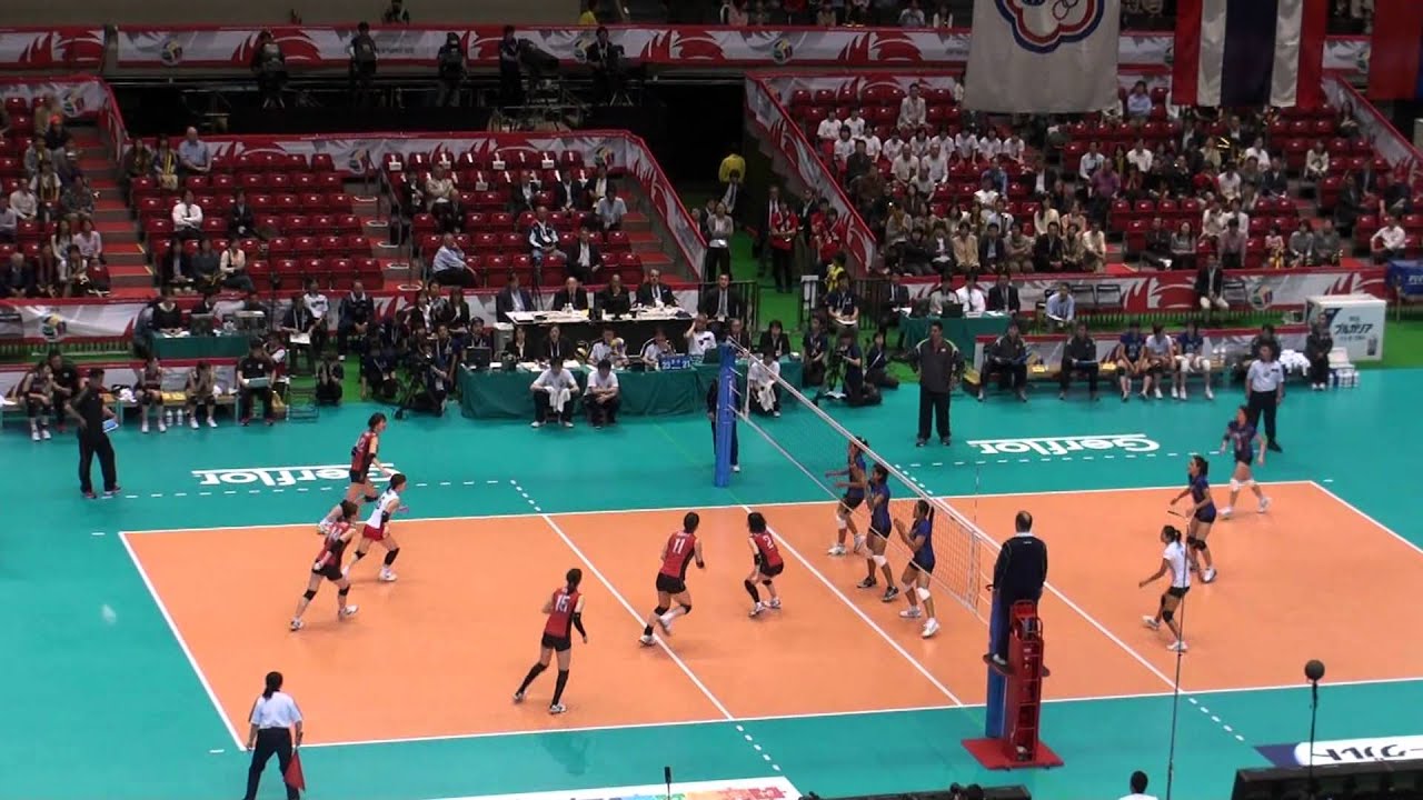 女子バレー 世界最終予選 日本vsタイ 12年5月22日 Youtube