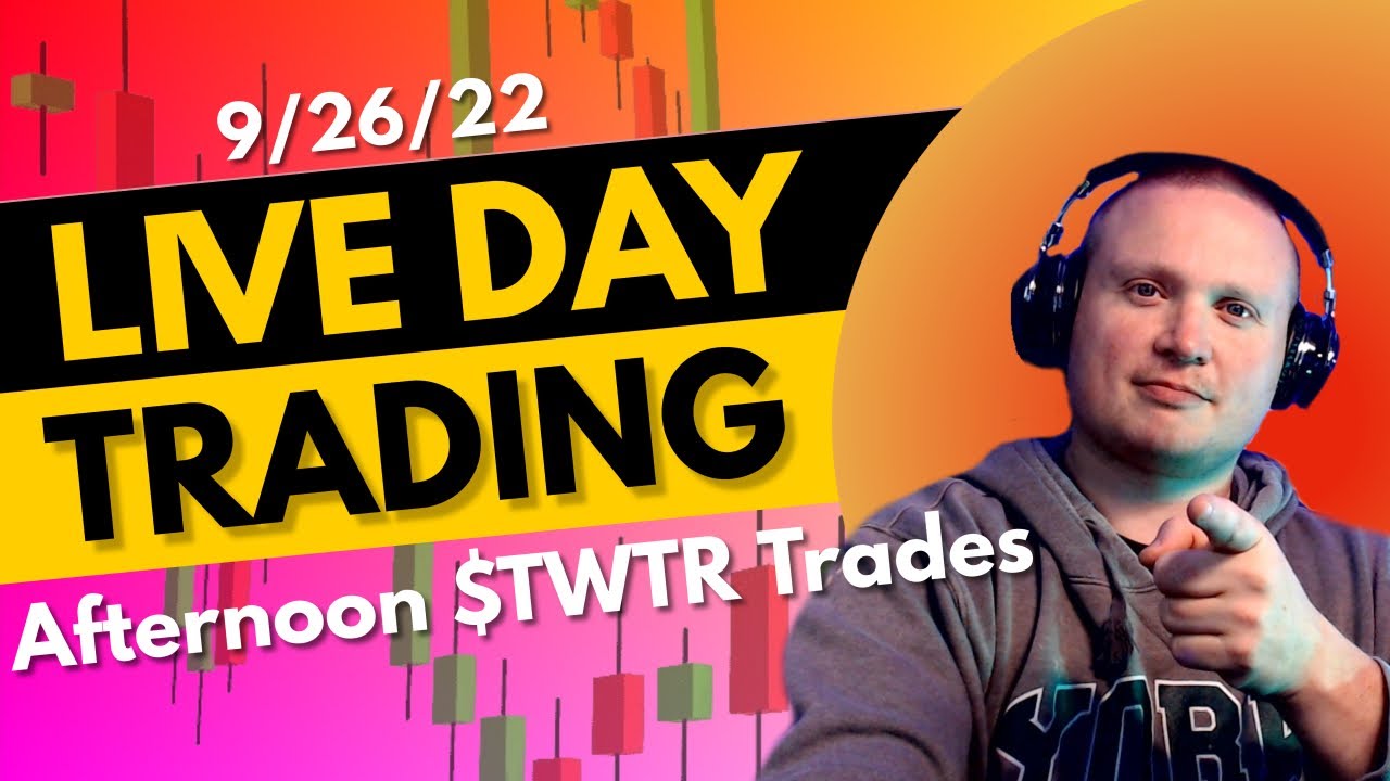 Live Day Trading - Afternoon $TWTR Trades