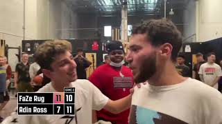 Faze Rug knocks Adin Ross’s tooth out during 1v1 basketball game