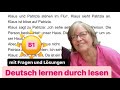 Deutsch lernen durch lesen | B1 deutsch Kurzgeschichte | German Stories #deutschlernen #lesen #b1