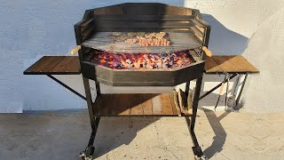Homemade Heavy Duty CHARCOAL GRILL !