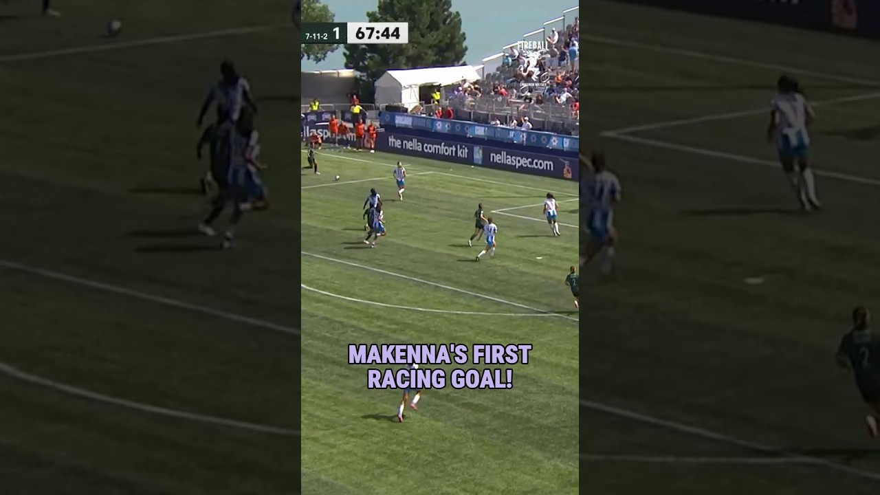Makenna scores her first Racing goal just 28 seconds after subbing into the match 🤯