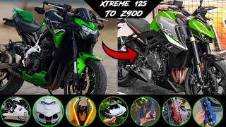 Xtreme 125 R Modified Into Kawasaki Z900 Hero Xtreme 125R Best Modification