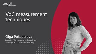 VoC measurement techniques | Olga Potaptseva on Engati CX