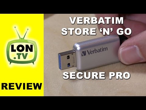 Verbatim Store &rsquo;n&rsquo; Go Secure Pro USB 3.0 Flash Drive Review - with AES Hardware Encryption