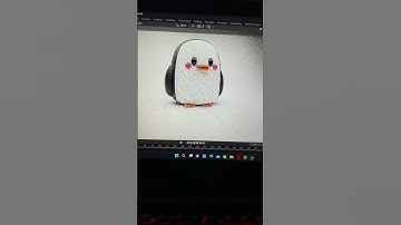 Stylize penguin Modeled using blender 3D. #shorts #3dartist #blender3d #penguin
