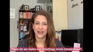 Shifting to Virtual Work (Upskill Consulting Series): Interactive Virtual Meetings