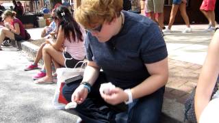 Trish Eating A Mushroom Popsicle