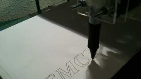 Junk driven by emc2/axis does the plotter dance!