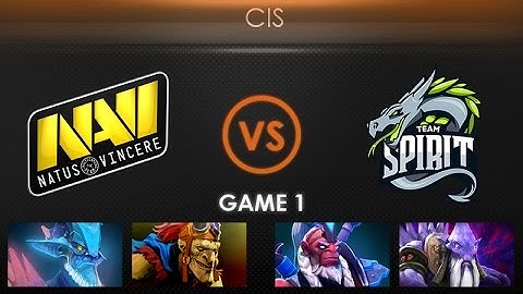 Natus Vincere vs Team Spirit Game 1 - Kiev Major CIS Qualifier: Playoffs - @LDdota @GarethCasts