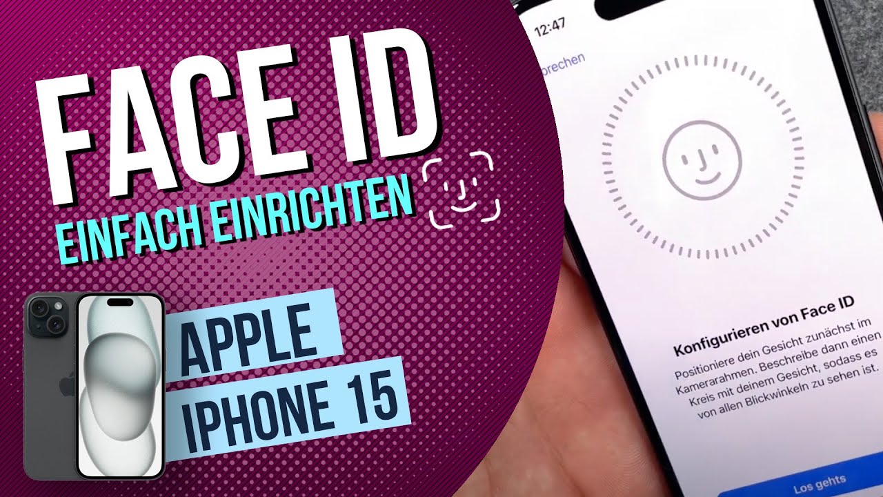 iPhone 15 - Face ID einrichten - YouTube