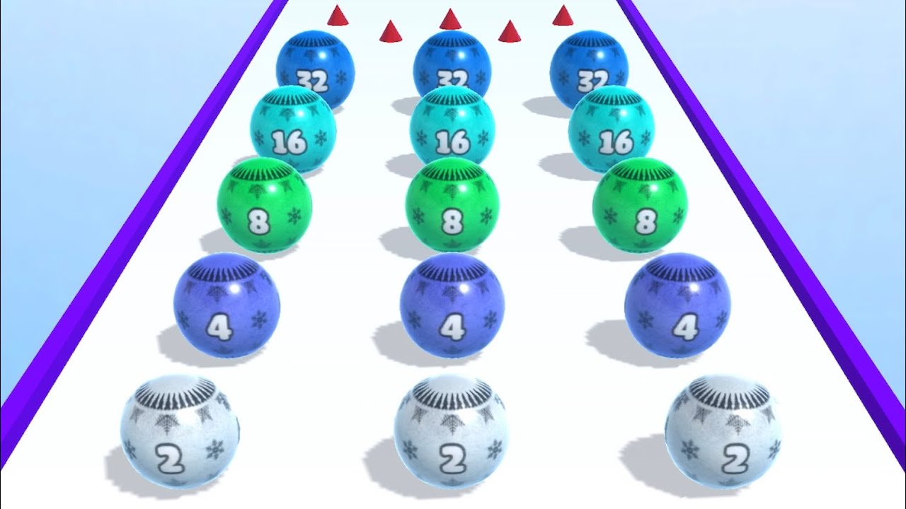 Ball Merge 2048 👩‍❤️‍💋‍👩🎱🐣 MAX LEVELS!! All Levels Gameplay Android, iOS NEW UPDATE