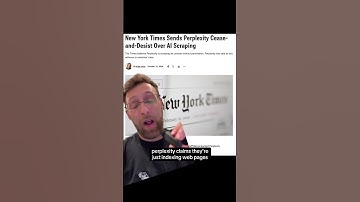 AI accused of scraping NY Times content! Drama unfolds! 📰 #MediaEthics