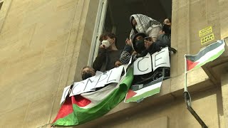 Pro-Palestinian protests continue at Sciences Po Paris | AFP