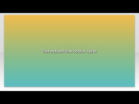Get default line colour cycle