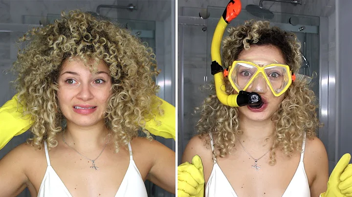 HOW TO WASH AND DETANGLE CURLY HAIR