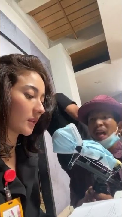 Si cantik mancung Naomi lagi syuting Dewi Rindu, behind the scene                         #shorts