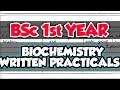 Biochemistry Practical | BSc 1st year | English medium | Record
