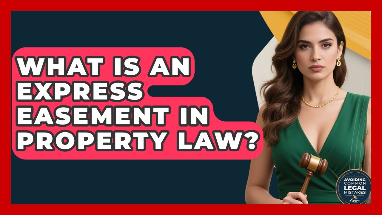 What Is An Express Easement In Property Law? - Avoiding Common Legal Mistakes