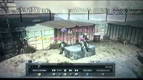 MW3 Epic across map throwing knife