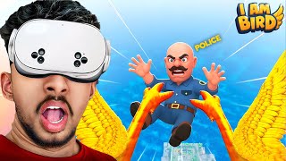 I ATTACKED EVERY POLICE OFFICER 😱🦅 | I Am Bird VR screenshot 5