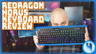 Redragon K618 Horus Full Size Mechanical Keyboard with Redragon Low Profile Red Switches Review
