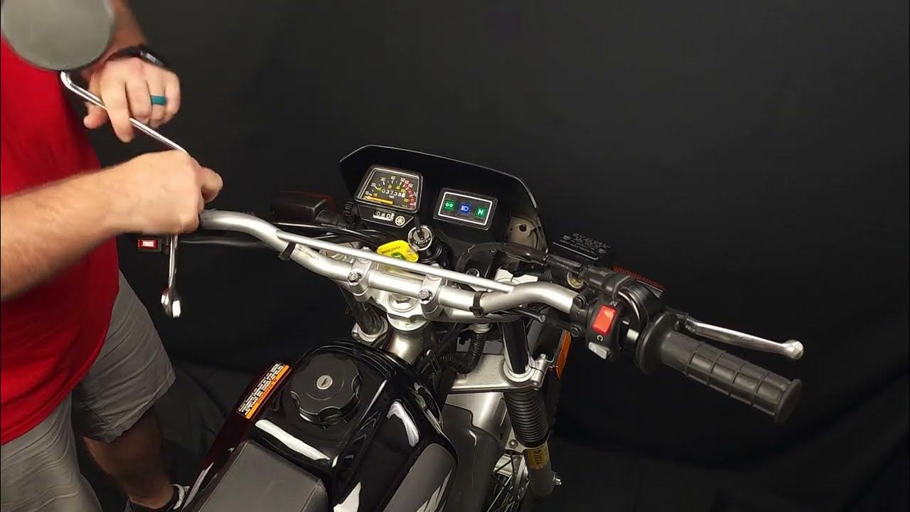 TW200 Mirror Install YouTube