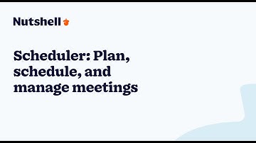 Scheduler: Plan, schedule, and manage meetings