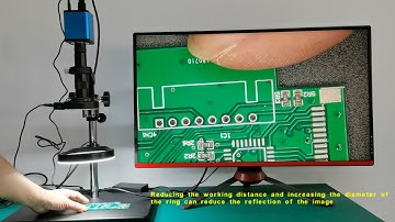 Big Size inner 120mm LED Ring Light for industry microscope and camera to reduce Light Reflection