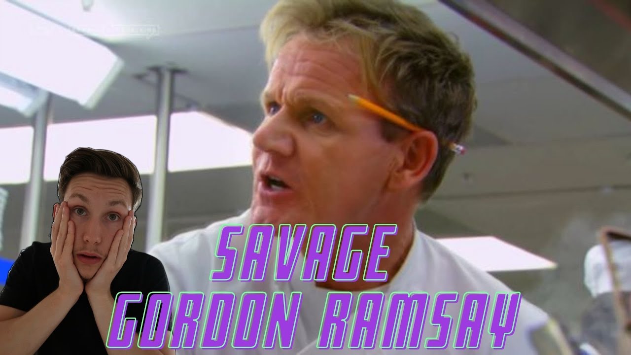 GORDON RAMSAY BEST INSULTS REACTION - YouTube
