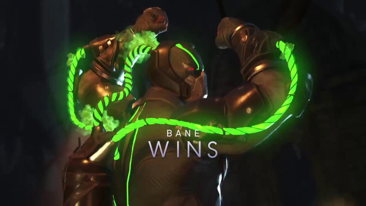 Injustice 2 Bane VS Poison Ivy Single Fight Gameplay