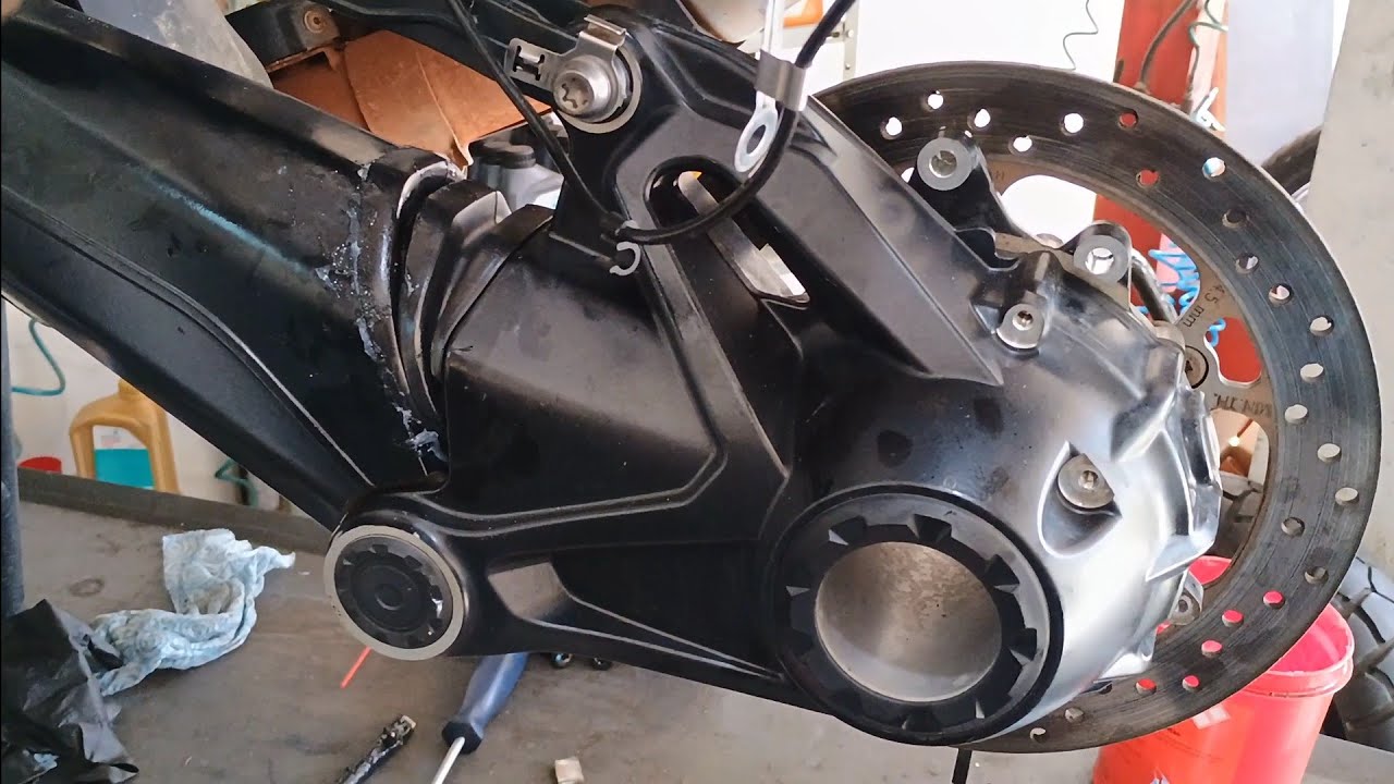 BMW 1250 GS lubrificação cardan com 19500 km