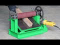 How To Make A Simple Drum Sander Using Angle Grinder | Homemade Diy Thickness Drum Sander | DIY