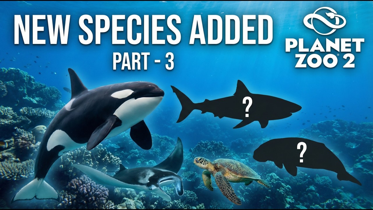 Planet Zoo 2 - New Species Added🐯 | Part 3 Gameplay Update