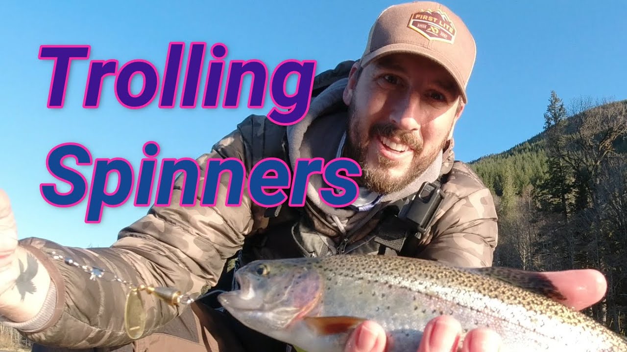 Trolling for stocked trout using SPINNERS ONLY (Colorado pontoon boat) - A  trout trolling adventure 