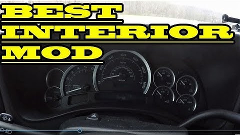 Custom Gauge Cluster For 03-07 Silverado