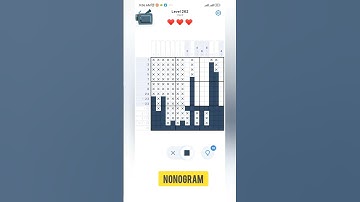 Nonogram level 262 | Nonogram | Picross #puzzle #nonogram