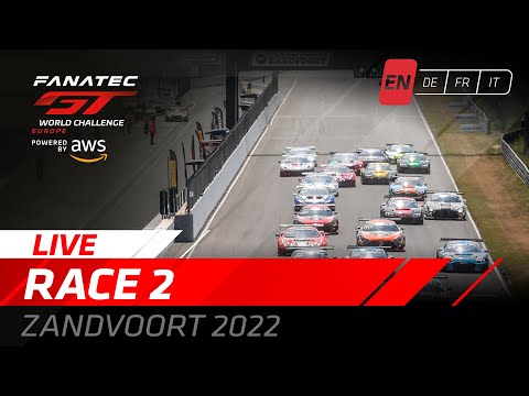 LIVE | Race 2 | Zandvoort | Fanatec GT World Challenge Europe Powered by AWS (English)