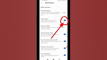 How to OFF YouTube Subscription notifications #shorts