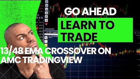 13/48 EMA Crossover on AMC TradingView