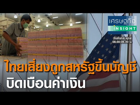 เตือนไทยเสี่ยงโดนสหรัฐเข้าบัญชีเป็นค่าเงิน |  Economy Insight 17 ธ.ค. 2020